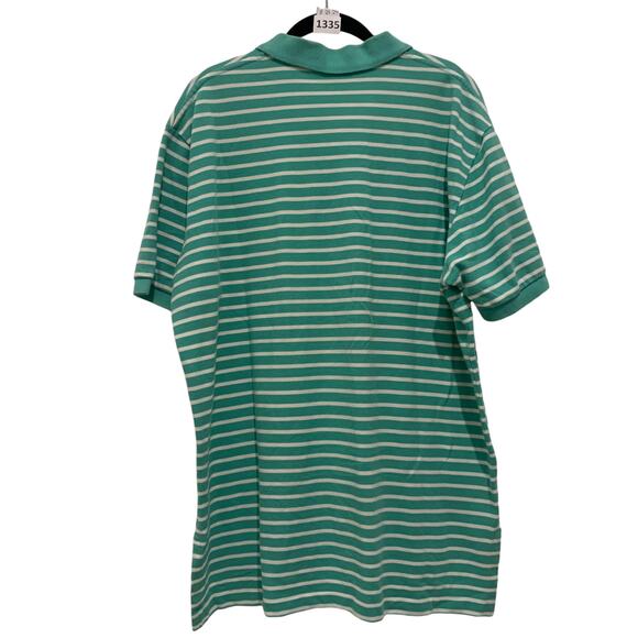 Polo Shirt, Golf Polo, Striped, Mens, Collared, Polo Ralph Lauren, L, Aqua - Picture 3 of 3
